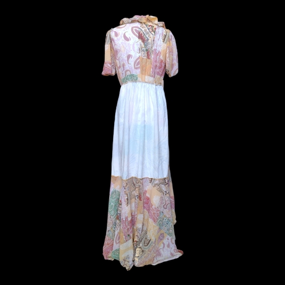 Paisley Print Chiffon Dress - Picture 9 of 11